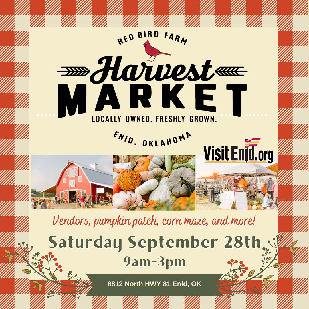 Red Bird Farm Harvest Market – Visit Enid Oklahoma